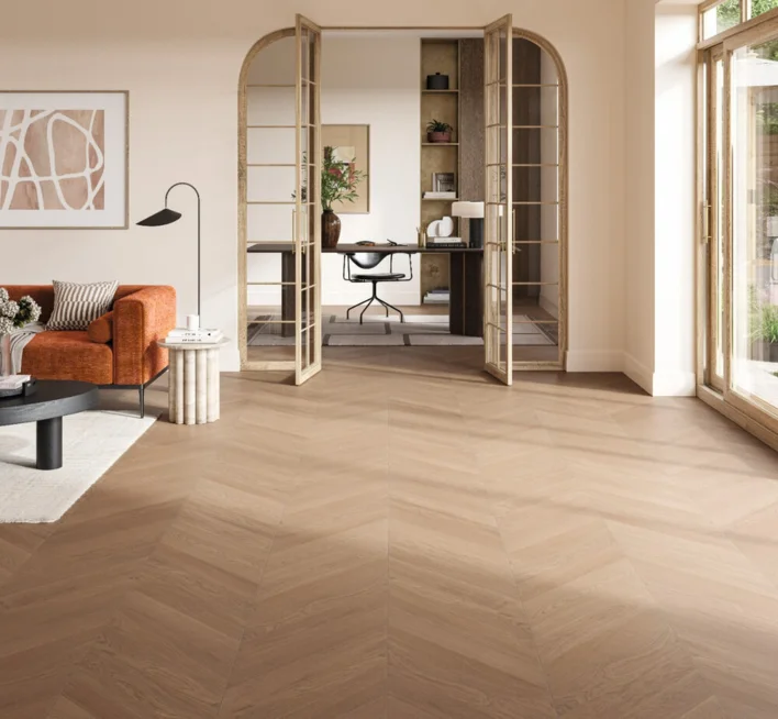 Parador Kalanruoto Trendtime 10 - Chevron 45°, Tammi Tuscan matta lakka