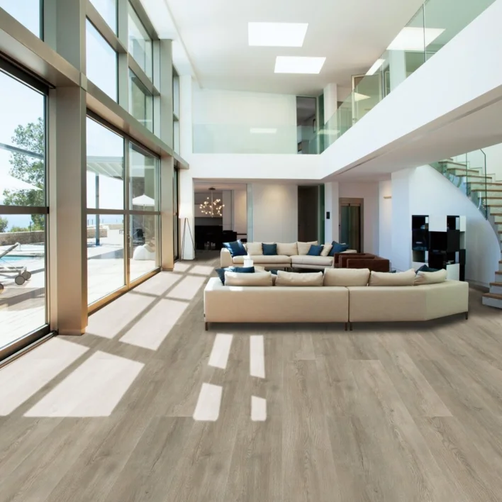 LVT Elite -laudat luonnonkorkkitaustalla, Harmaa 901