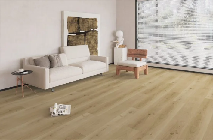 LVT Elite Large laudat, korkkipohja, Vaalea natur 185