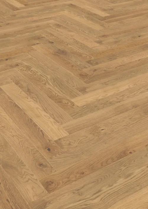 Tammi Semi-savustettu Kalanruoto Matta lakattu Harjattu