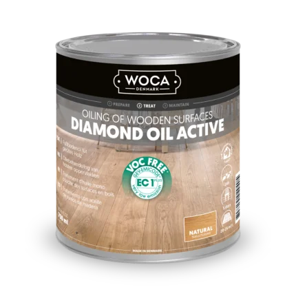WOCA, Diamond Oil Active, Natur - 2,5 litraa