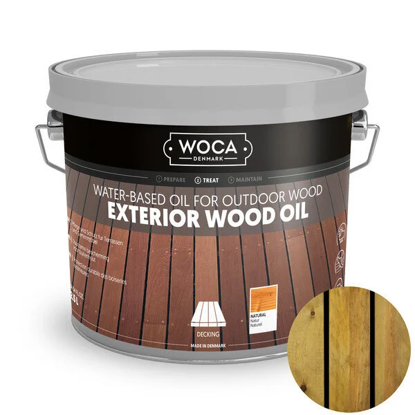 WOCA, Exterior Wood Oil, Neutral - 2,5 litraa