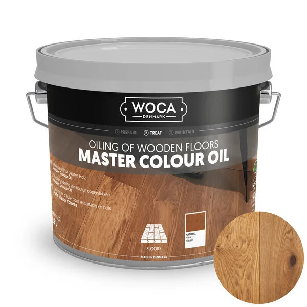 WOCA, Master Colour Oil, Natural - 2,5 litraa