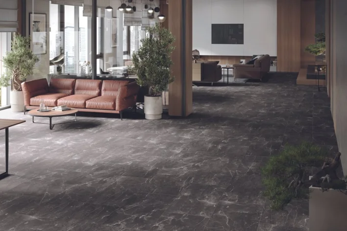 SPC vinyyliklikkilattia - P2909 Botticino Classico Dark laatta