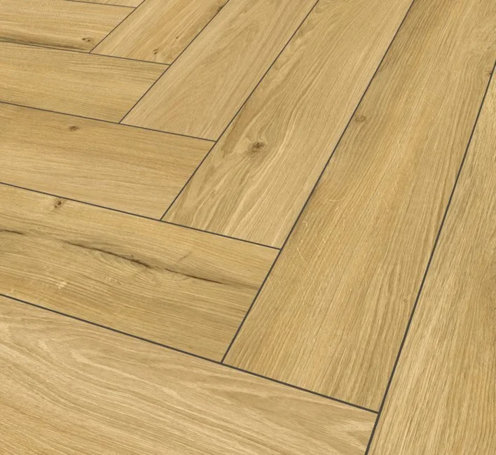 SPC vinyylinen klik-lattia - kalanruoto, Honey Oak P7001