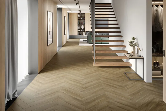 SPC vinyyliklikkilattia - kalanruoto, P6003 Calm Oak