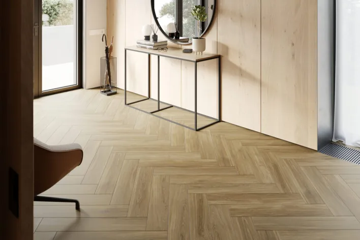 SPC vinyyliklikkilattia - kalanruoto, P6003 Calm Oak