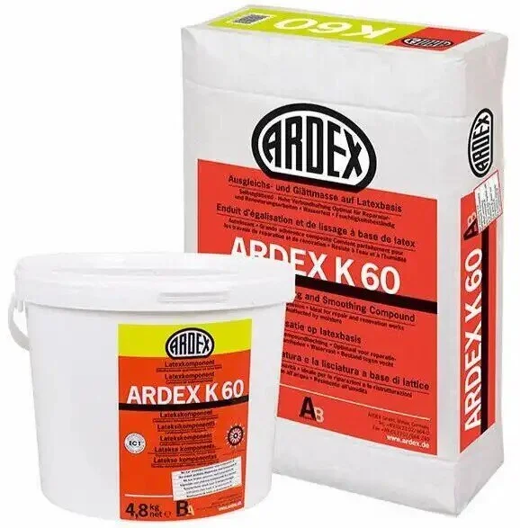 Ardex K60, sis. Latex 4,8 kg - 24,80 kg.