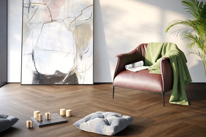 SPC-vinyylilattia - kalanruoto, Marrone Oak P6005