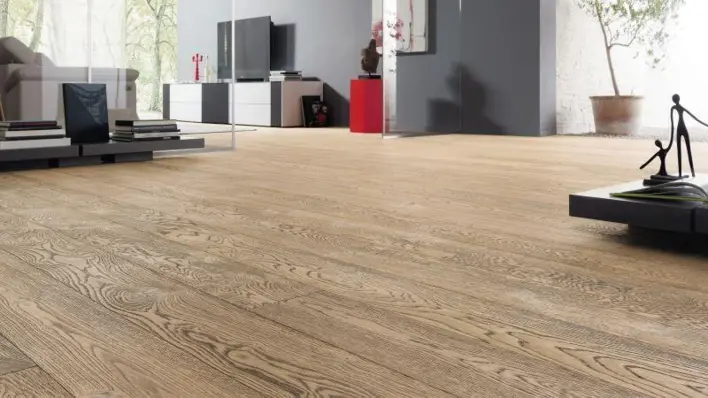 Lankkulattia 2,5 - Tammi tupakanharmaa Rustiikki Retro harjattu - LOPPUERÄ