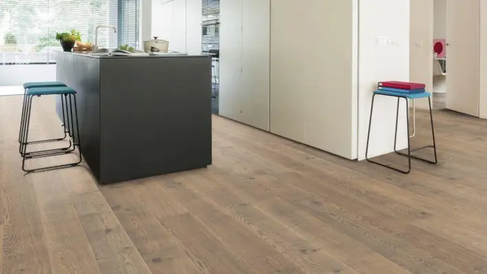 Lankkulattia 2,5 - Tammi tupakanharmaa Rustiikki Retro harjattu - LOPPUERÄ