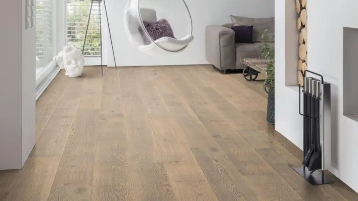 Lankkulattia 2,5 - Tammi tupakanharmaa Rustiikki Retro harjattu - LOPPUERÄ