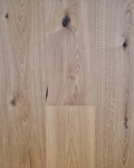 Tammilankku rustiikki, harjattu mattalakkapinta 260x2200 mm.