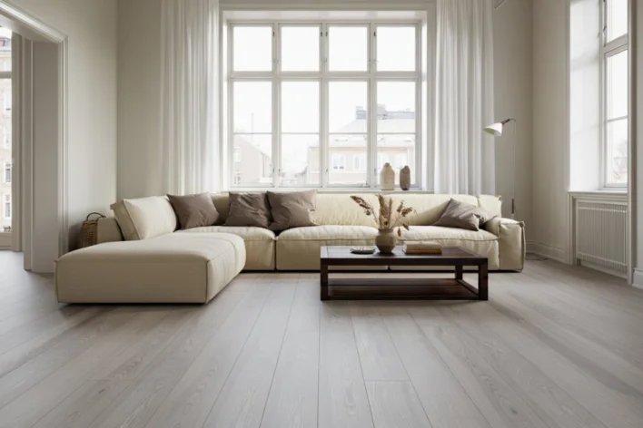 Lankkulattia Ask Rustic, valkoinen mattalakka - Loppuerä