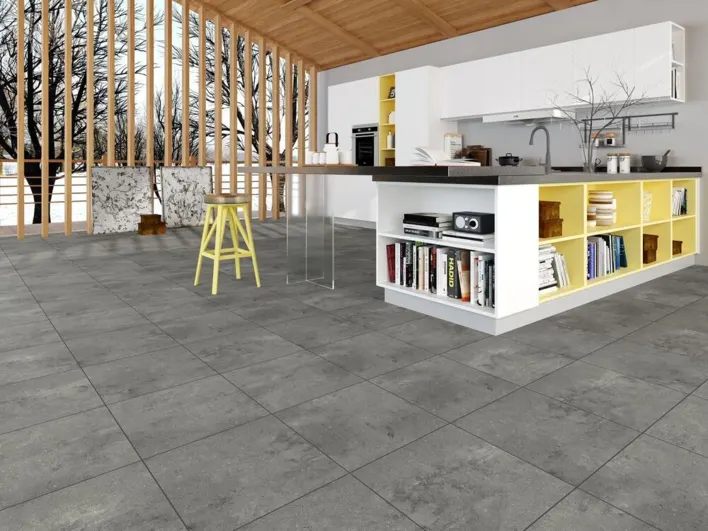 LVT Elite korkkitaustalla, Flise Grå 214