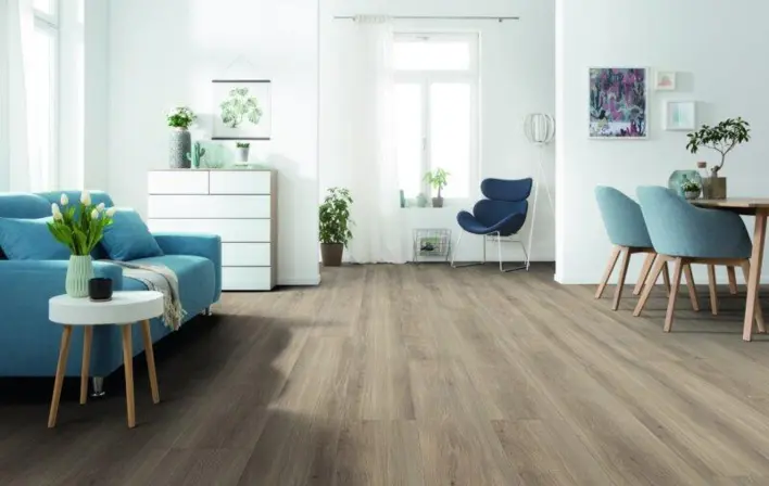 DISANO Classic Aqua Plankegulv XL - Tobakseg - RESTPARTI