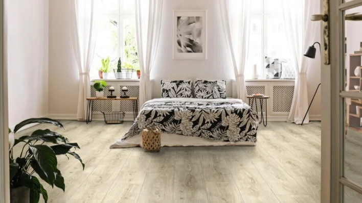 DISANO Plankegulv LifeAqua, Eg Sheffield cremehvid