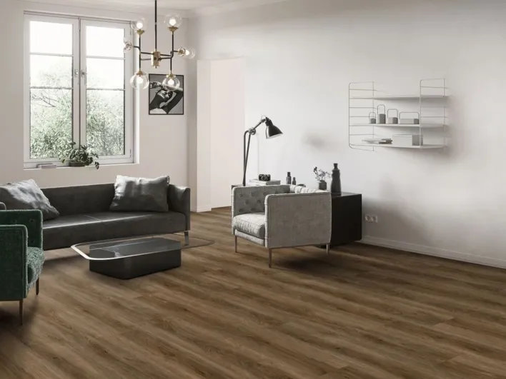 XpertPro SPC -lankku, Brown Oak.