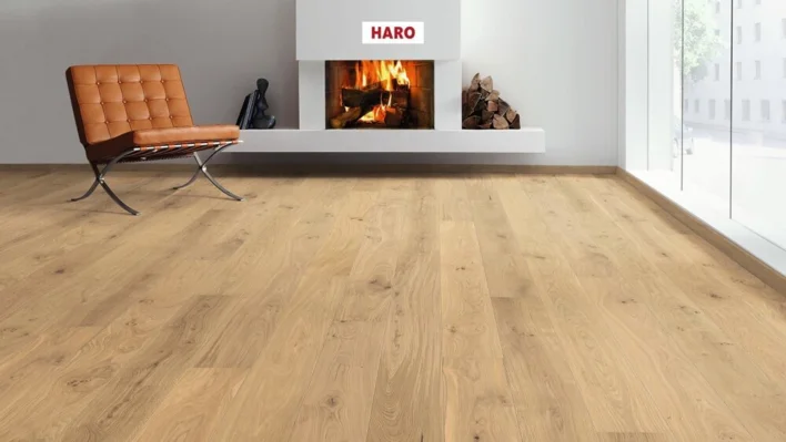 Haro Parkettilattia 2500 Lankku, Tammi invisible Universal harjattu