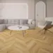 LVT vinylklik - Kingsize, Vaalea luonnonsävy - Sillinruoto 185
