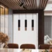 Loftslampe LOOPEZ sort/kobber - RESTSALG