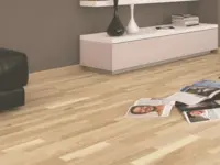 Puulattia - Saarni 3-lautainen lamelliparketti, Standardi, valkoinen mattalakk