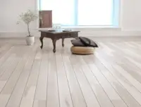 Ask Rustik Valkoinen Mattalakka - laivakansilauta mustalla saumalla