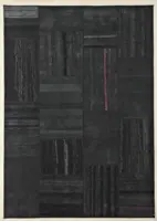 Vintage patchwork musta - JÄLJELLÄ 160X230 CM