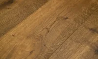 Puulattia - Tammi Herregårdsplank 260 mm, harjattu, savuöljytty
