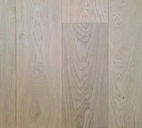 Tammi-lankku Rustik harjattu valkoinen mattalakka