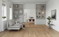 Moland Bastion Vinyl Wideplank, Beige tammi, 220x1828 mm.