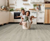 Laminaattilattia, Plankki Tammi Breda Harmaa - LOPPUERÄ