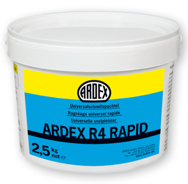 Ardex R4 Rapid - Seinä- ja lattiatasoitemassa