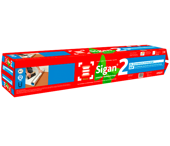 Uzin Sigan 2 liimakalvo 75 cm x 75 metriä