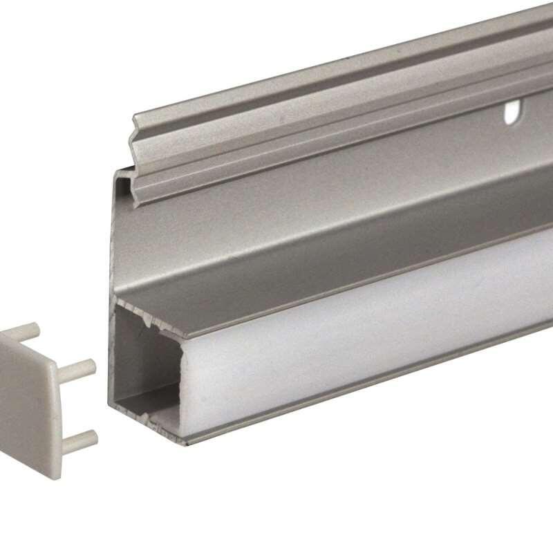 LED-päätykansi, valkoinen