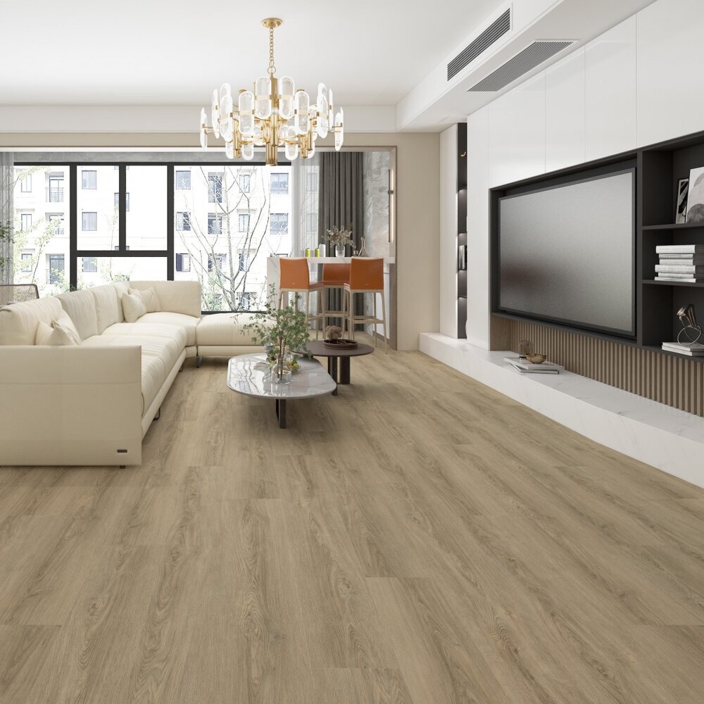 LVT Elite -laudat korkkitaustalla, Havana Tammi 048