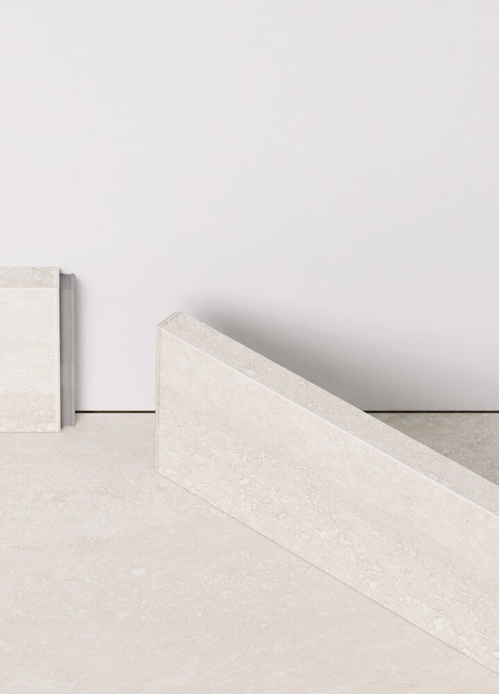 Vinyylijalkalista Isefjordille - Medium, Ivory Travertine, EI PALAUTUSOIKEUTTA!